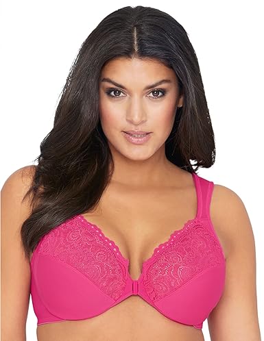 Glamorise Damen BH Wonderwire-Vorderverschluss