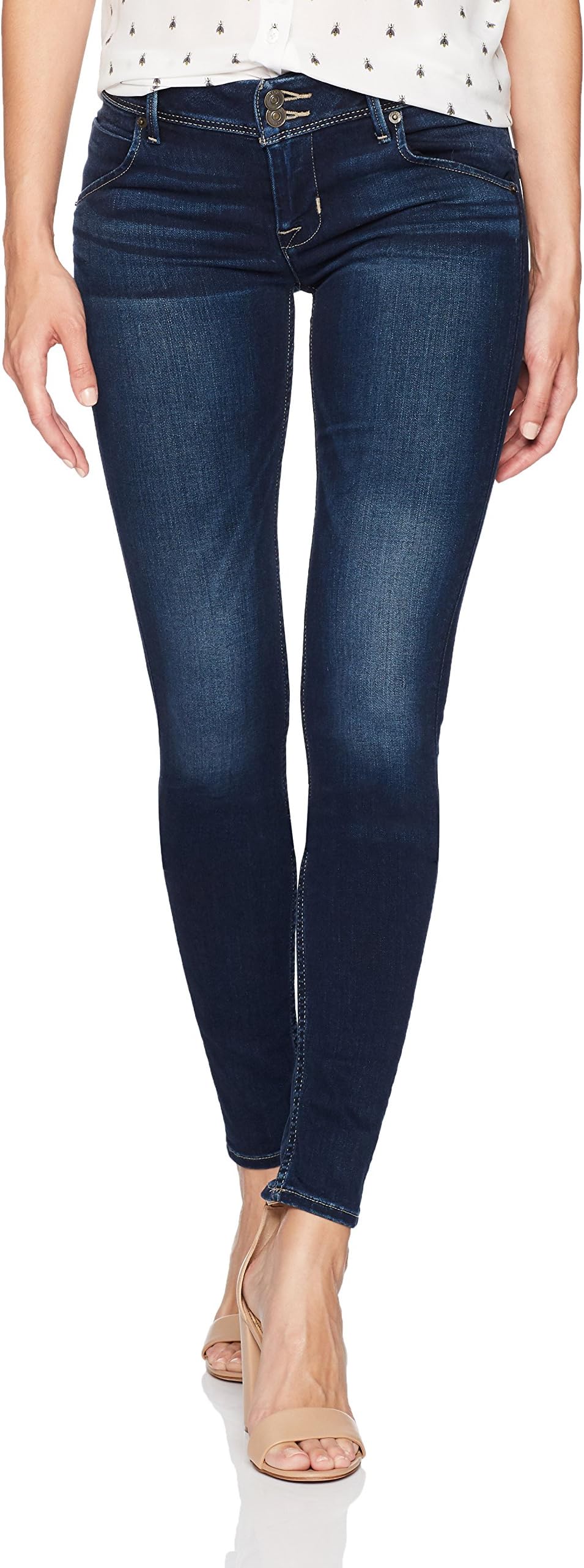 Hudson Jeans Women's Tall Size Collin Midrise Skinny Supermodel