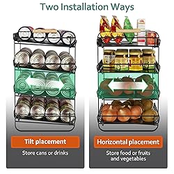 MAXIFFE 4 Tier Can Organizer for
