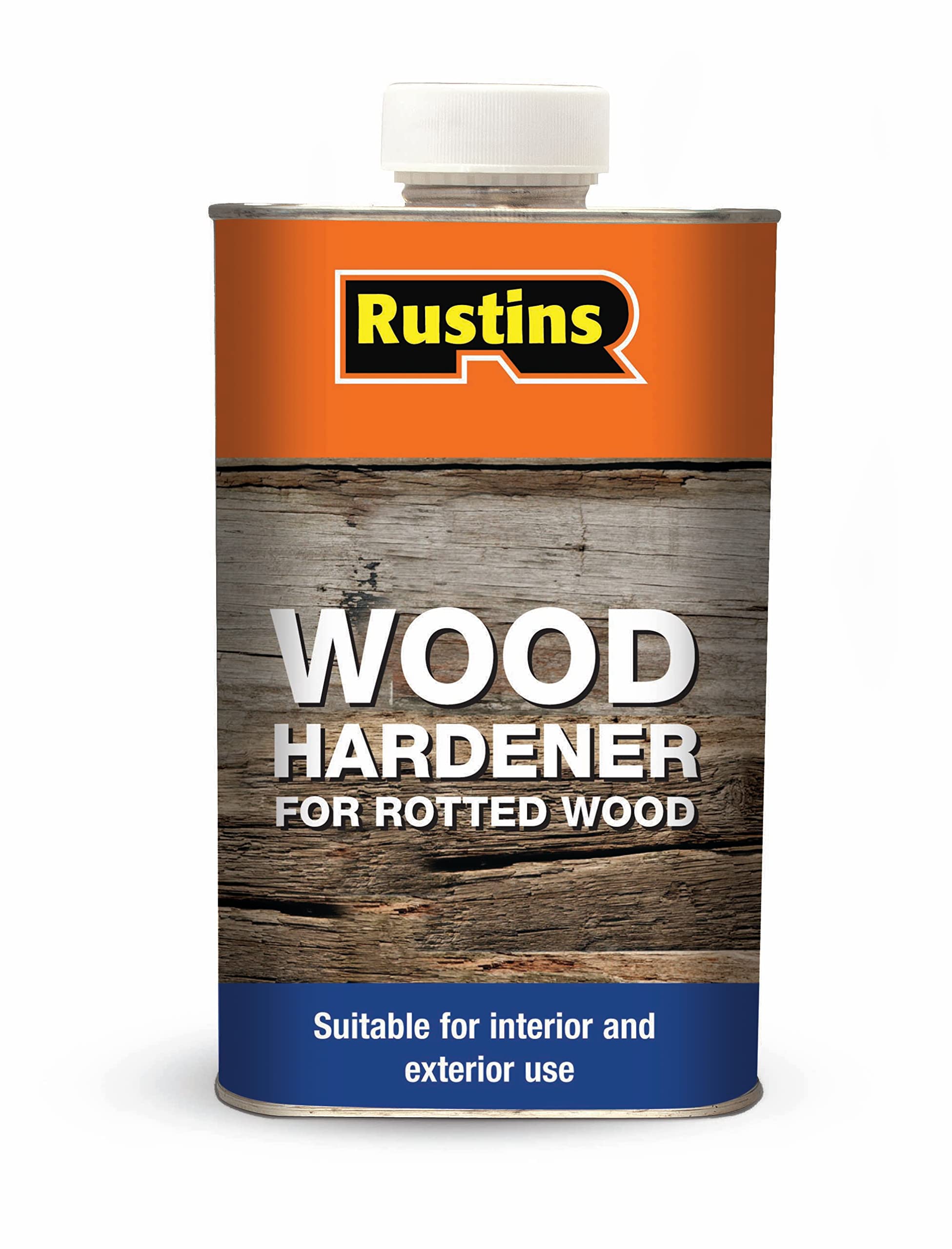 Rustins Wood Hardener for Rotted Wood 500ml - Repairs Rotted Timber | Fast-Acting Formula Reinforces Soft, Damaged Areas Before Filling or Painting