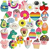 monochef Shoe Charms for Girls Teens: 30 Pack