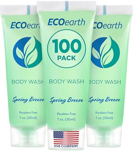 Amazon.com : EcoEarth Travel Size Lotion (1 fl oz, 100 PK, Spring