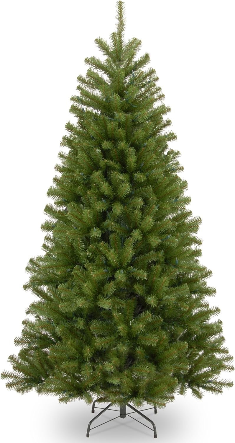 Trees - National Tree Company Artificial Full Christmas Tree, Green, North Valley Spruce, Includes Stand, 6 Feet