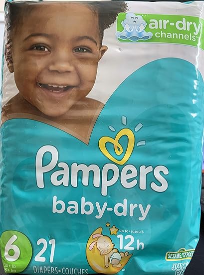 amazon pampers size 6