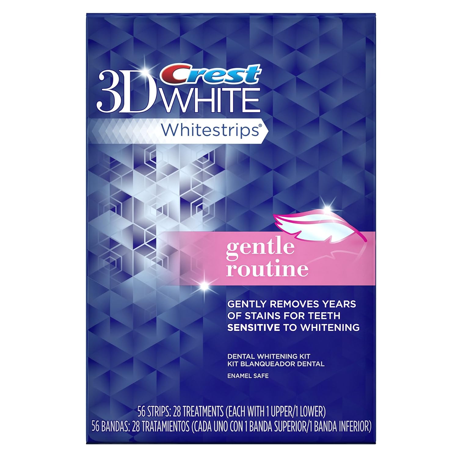 Amazon Com Crest 3d Whitestrips Professional Tooth Whitening Kit Sensitive 28 Treatments 56 Strips Beauty