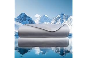 SPUER Cooling Comforter, Cooling Blanket Queen Size - Soft & Breathable All-Season Quilt for Bed, Sofa, or Travel, Machine Washable Queen Size Bedding (90"x90", Grey)