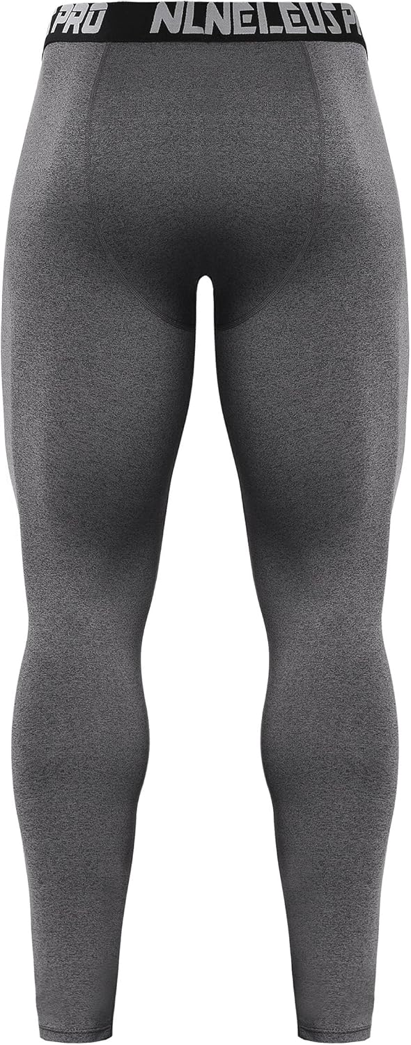 Neleus Men's Compression Pants Running Tights Sport Leggings: Clothing