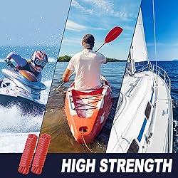Boat Dock Lines 2 Pack Double Braided Nylon Marine