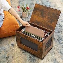Sbanmao Rolling File Cabinet Cart, Hanging File