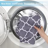 Yolev Wall-Mounted Carrier Bag Storage, Gray Polyester Organizer 55cm view 7