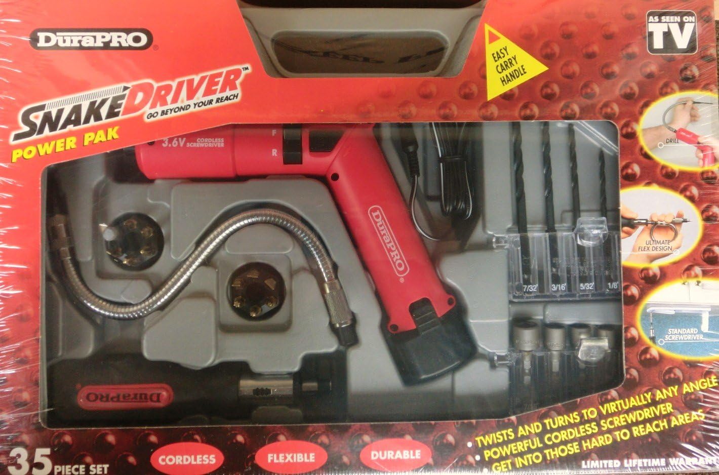 DuraPro Snake Driver Power Pak 35 Piece Set Amazon.ca Tools & Home
