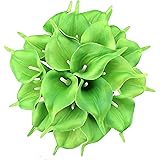 Dalamoda 20 Pcs Calla Lily Bridal Wedding Bouquet Lataex