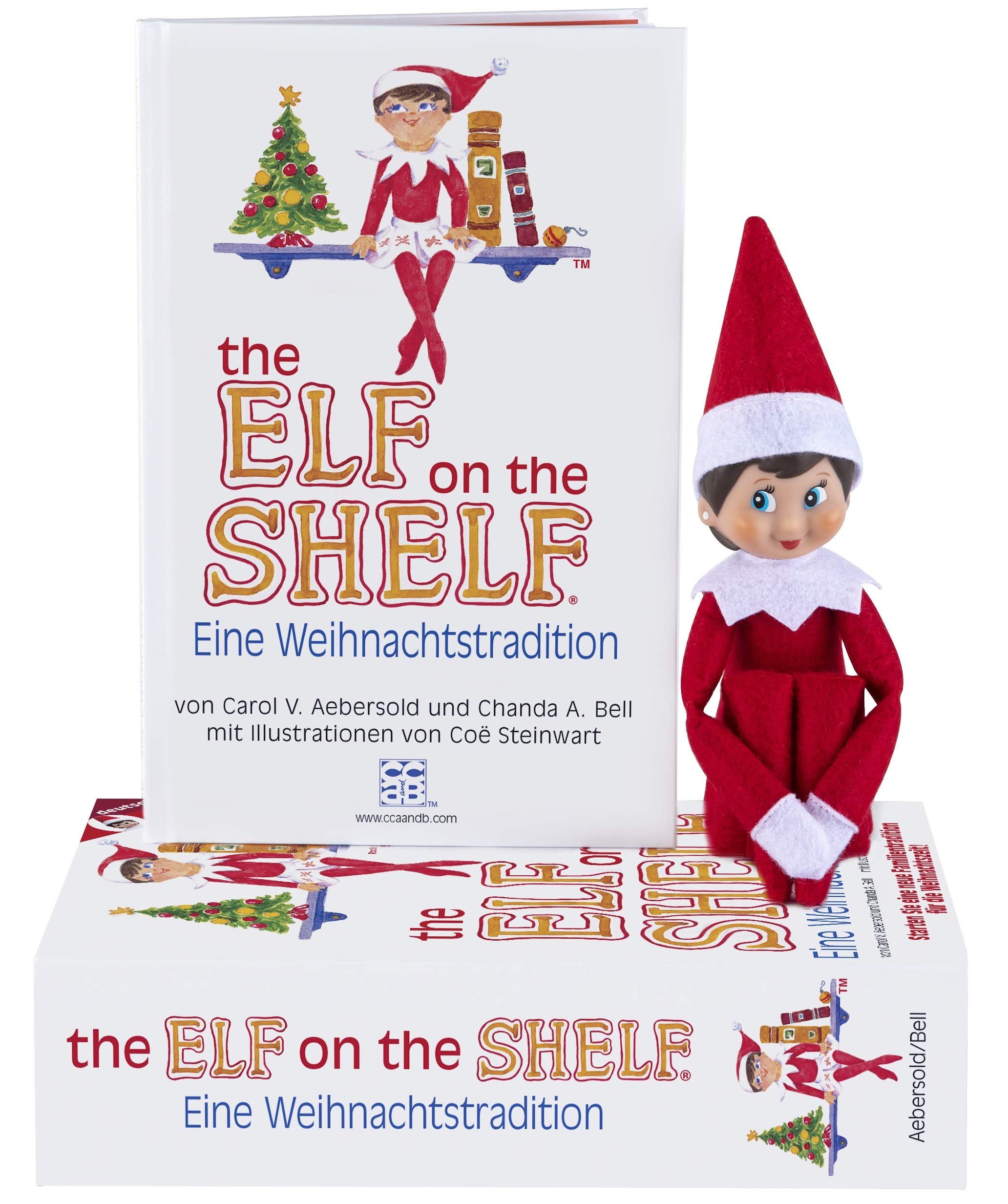 Exemplife The Elf on the Shelf Eine Weihnachtstradition | Deutsche Girl Christmas Tradition | Mädchen Elf