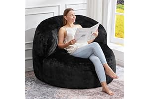 Hobestluk Bean Bag Chair Giant Bean Bag Chairs for Adults Big Bean Bag Chair with Memory Foam Filler Adults Large Beanbag wit