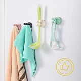 Zayin Silicone Toothbrush Holders 4pcs Multi-Function Wall Hooks view 2