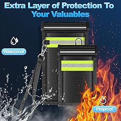 Lulrsay 2 Pack Faraday Bags,Portable Faraday Key