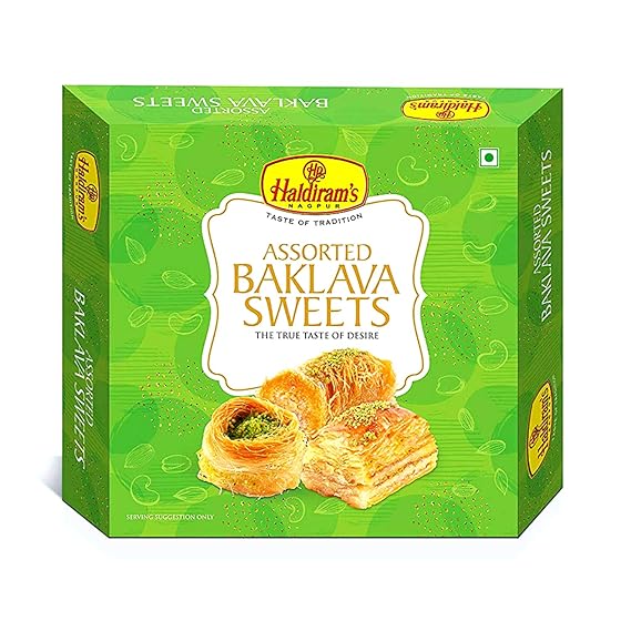 Haldirams Nagpur Assorted Baklava Sweets