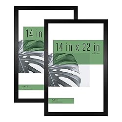MCS Studio Gallery 14x22 Poster Frame Black
