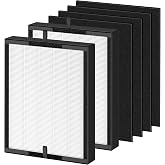 45i Replacement Filter for Alen BreatheSmart Flex Bh400 &amp; 45i Air Purifier | 3-in-1 45i HEPA Fresh Filter+ Activated Carbon Pre Filter, B4-Pure/ Fl40, 2 Pack Hepa+4 Pack Carbon Filter
