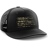 Tactical Pro Supply PVC American Flag Snapback Hat for Men and Women