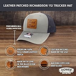 OOWEE Leather Patch Hat - Rad Dad | Richardson 112