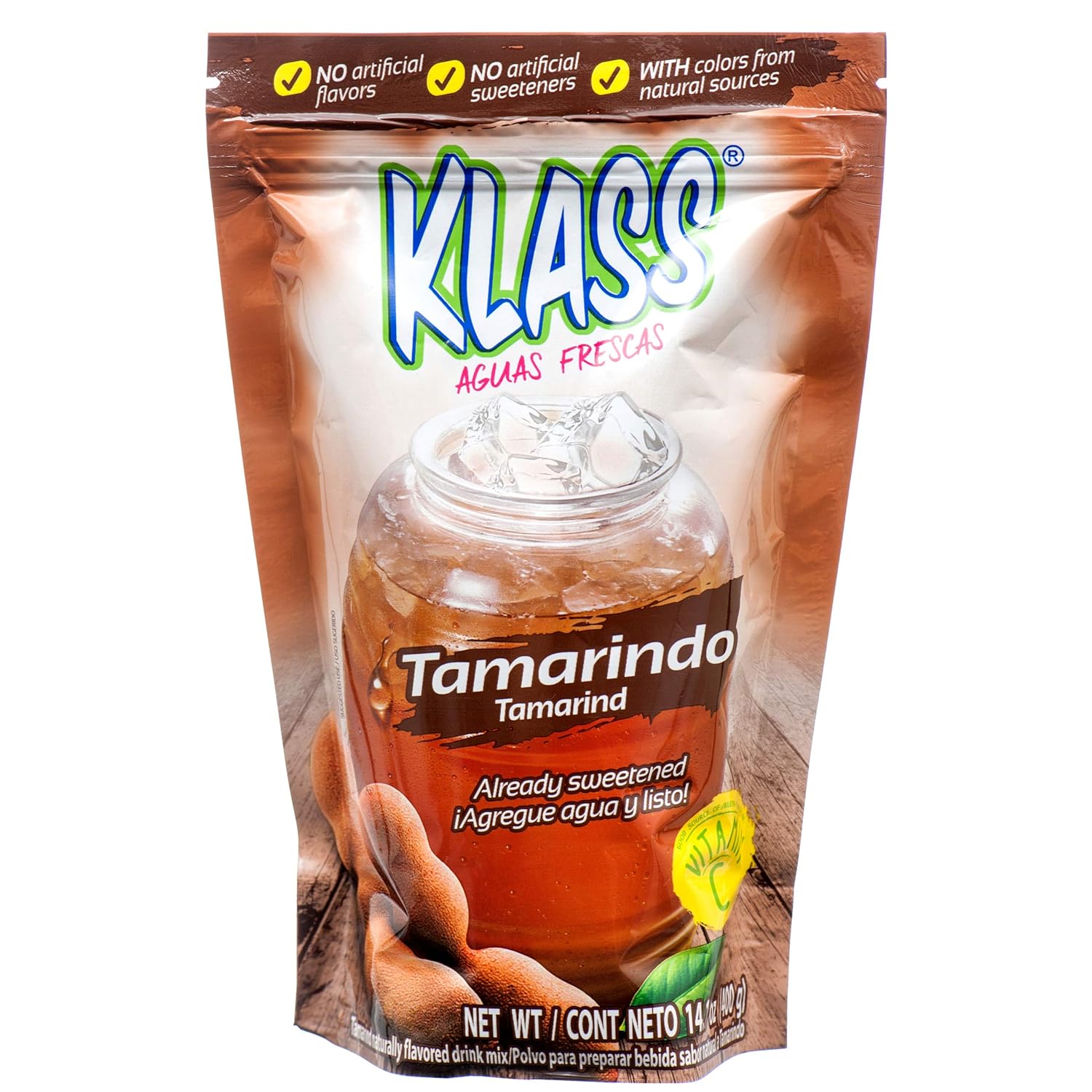 Klass Listo Tamarindo Blended Mexican Tamarind Drink Mix (2 x 14.1 oz. Packets)