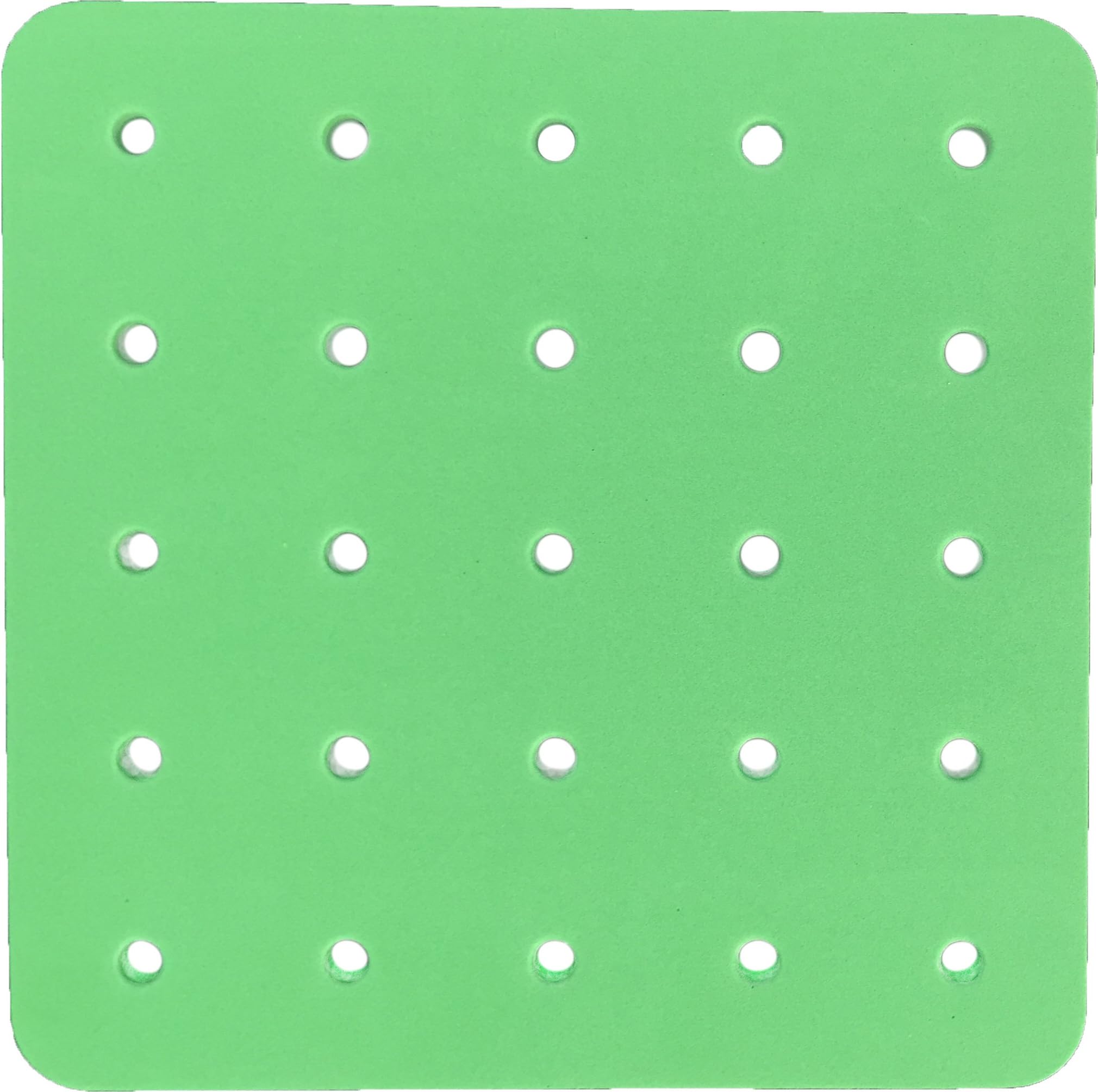 CC O PLAY Green PEGBOARD for 25 Peg Toys for Children, Great Additional Pegboard or Replacement for Toddlers
