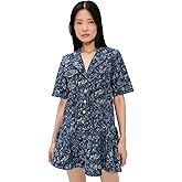 Ganni Women's Tapestry Denim Mini Dress