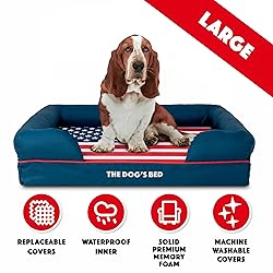 The Dog’s Bed Orthopedic Dog Bed Large Blue