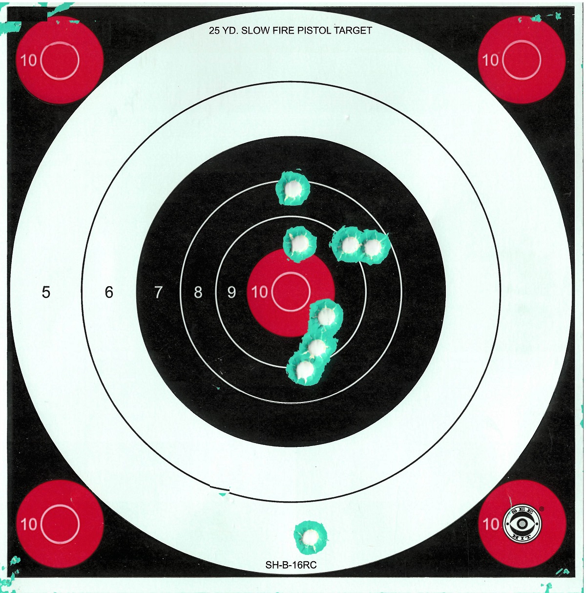 Green Fluorescent Reactive Targets