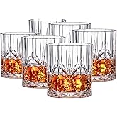 Amazing Abby - Whitney - 14-Ounce Plastic Whiskey Glasses (Set of 6), Plastic Wine Glasses, Reusable, BPA-Free, Shatter-Proof, Dishwasher-Safe, Perfect for Poolside, Outdoors, Camping, and More