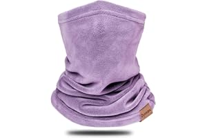 Dymex Kids Neck Warmer Gaiter Winter Fleece Face Neck Cover Balaclava Cold Weather Windproof Face Mask for Boys Girls