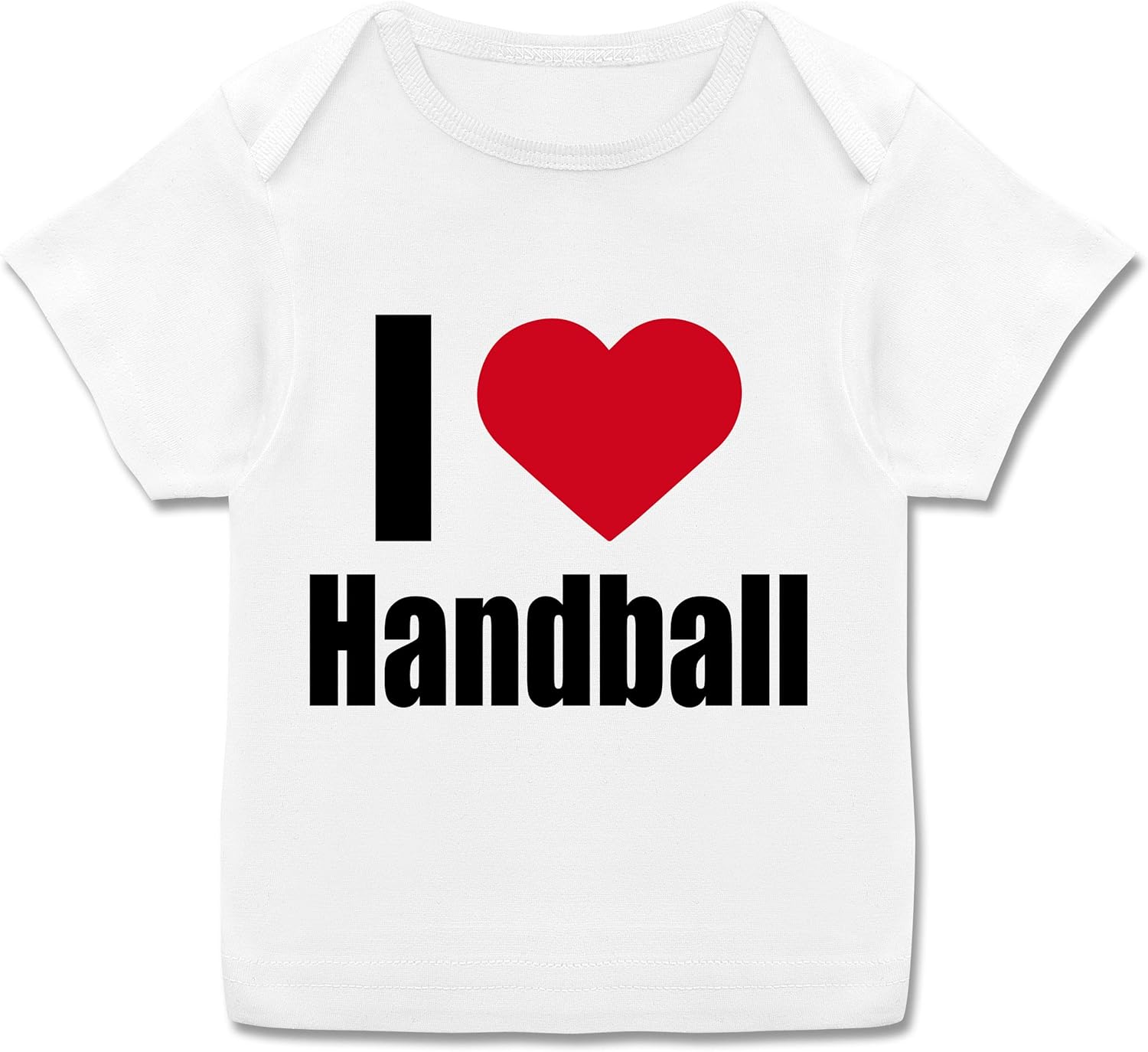 Shirtracer Handball WM 2021 Baby I Love Handball klassisch Kurzarm BabyShirt für Jungen