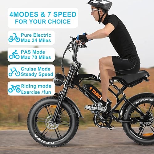 Ebikes For Adults Tamobyke V20 Electric Bike 30MPH Moped - Main Image