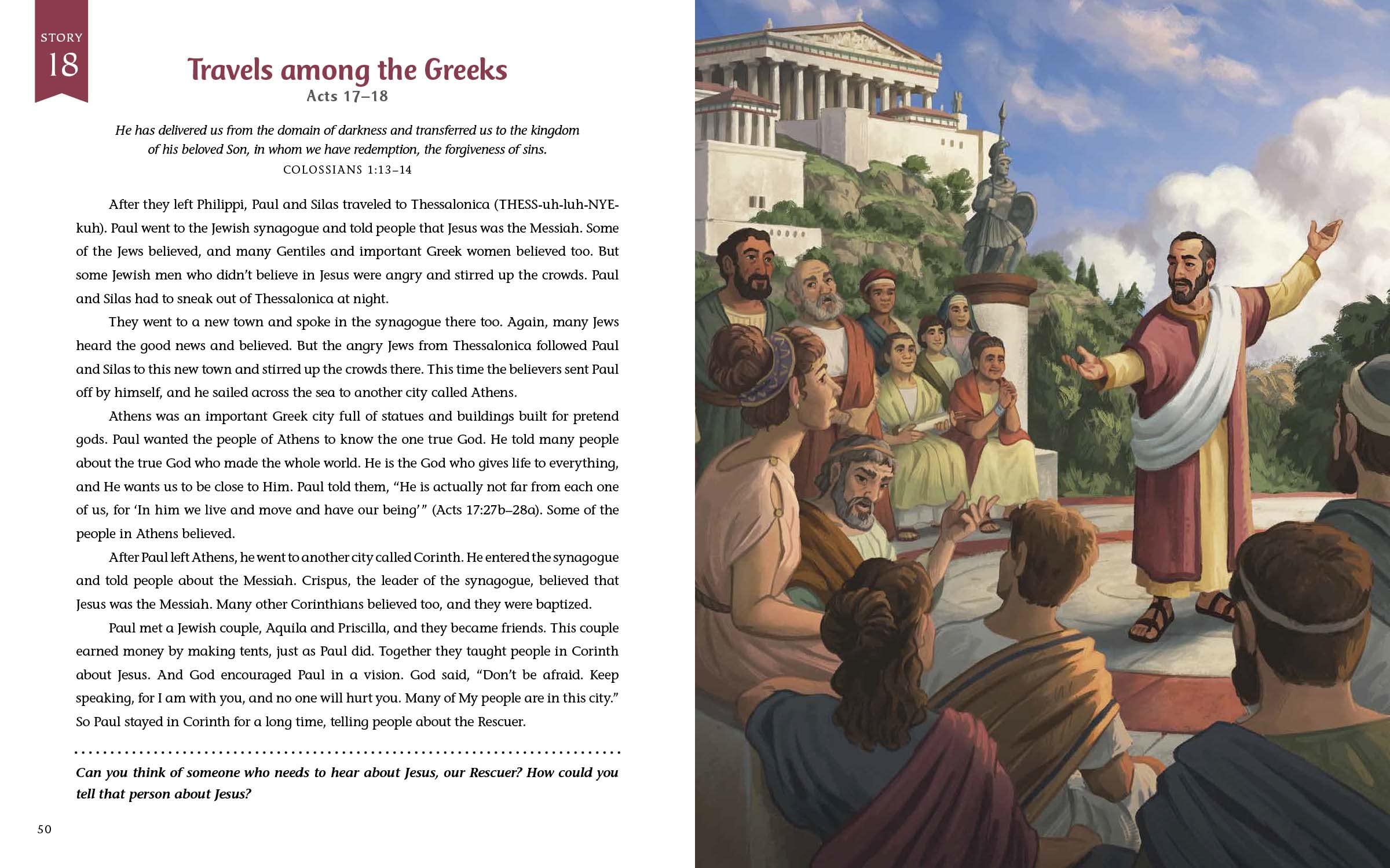 The Go-and-Tell Storybook: 30 Bible Stories Showing Why We Share about Jesus (A Post-Easter Family Devotional about the Acts of the Apostles) (Bible Storybook Series)