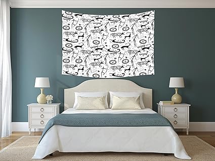 Amazon Com Iprint Polyester Tapestry Wall Hanging Tribal