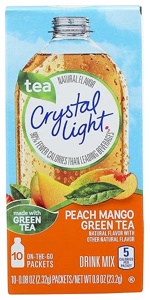 CRYSTAL LIGHT SUGAR-FREE PEACH MANGO DRINK MIX (10...