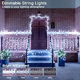 Ollny Outdoor Christmas Tree Lights 80m 800 LEDs Mains LED String with Remote view 7