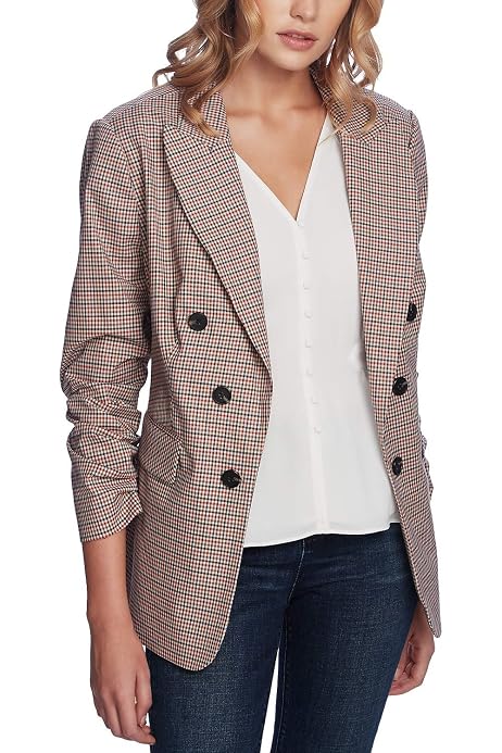 1.STATE Womens Faux Double-Breasted 