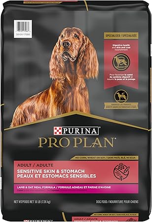 purina pro plan sensitive skin and stomach lamb and oatmeal reviews