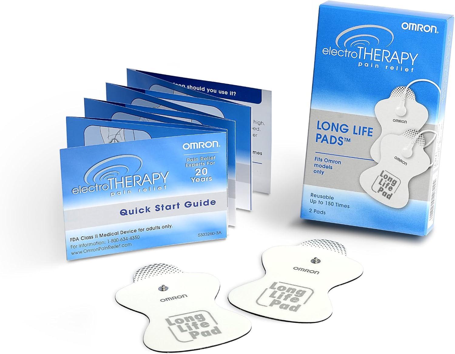 Omron Long Life Pads for Tens Unit: Health & Personal Care
