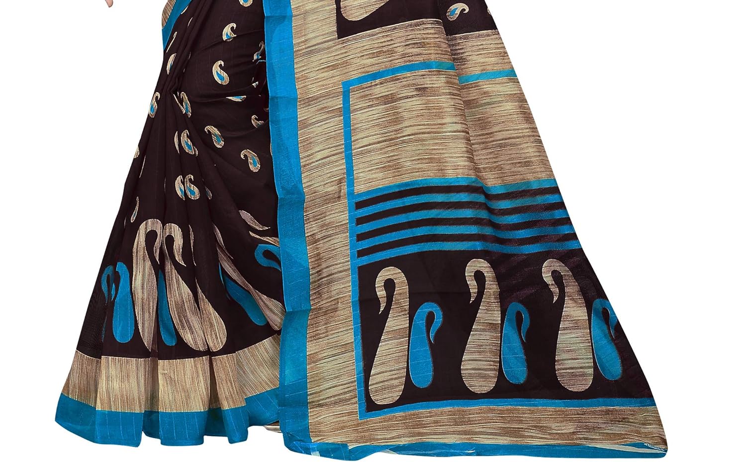 vimalnath synthetics saree bhagalpuri saree with blouse piece