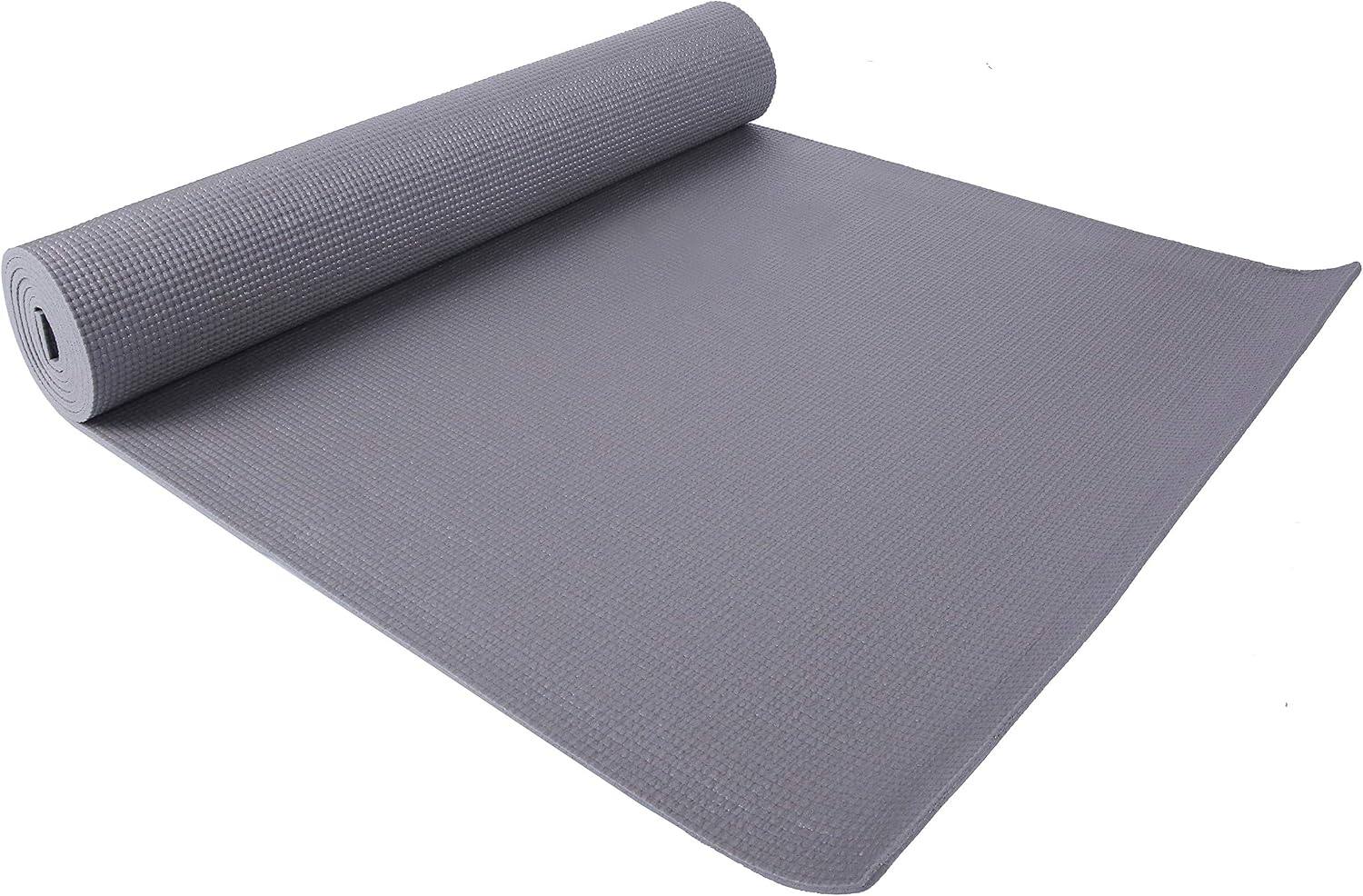 BalanceFrom GoYoga All Purpose High Density Non-Slip Exercise Yoga Mat with Carrying Strap, 1/4", Grey : Sports & Outdoors
