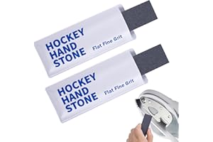 2Pcs/4Pcs Skate Sharpening Stones, Hockey Skate Hand Stone with PU Cover, Flat Fine Grit Hockey Honing Stone for Sharpening I