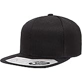 Flexfit Men's 110 Classic Snapback Baseball Cap, Black, One Size