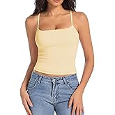 Abonlen Women's Sleeveless Adjustable Spaghetti Strap Tank Top
