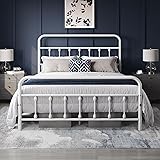 Yaheetech Classic Metal Platform Bed Frame Mattress