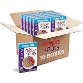 Grape-Nuts Original Cold Breakfast Cereal, 29 oz Box, 10 Pack | Crunchy Pieces With Whole Grain Wheat &amp; Barley, Excellent Source Of Fiber, Iron &amp; Folate, NON-GMO Project Verified