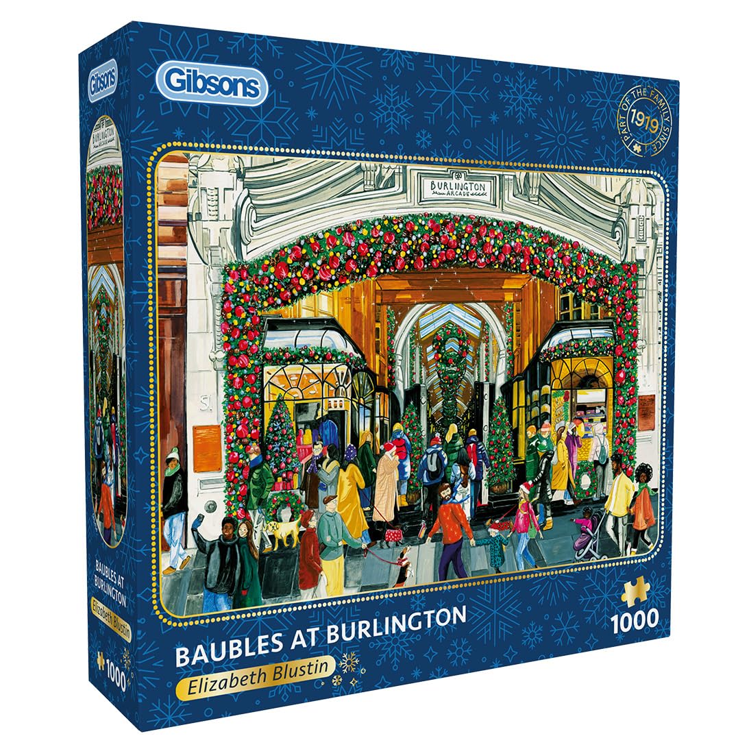 Baubles at Burlington | 1000 Piece Jigsaw Puzzle | Christmas Jigsaw Puzzle | Sustainable Jigsaw Puzzle for Adults | Premium 100% Recycled Board | Great Gift for Adults | Gibsons Games B Corp