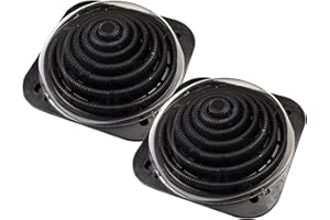 Sun2Solar XD1 Solar Powered Heater for Above-Ground Swimming Pools | Includes Bypass Kit, Clamps and Hoses | Heats Pools up to 15,000 Gallons | 2 Pack of Solar Heaters